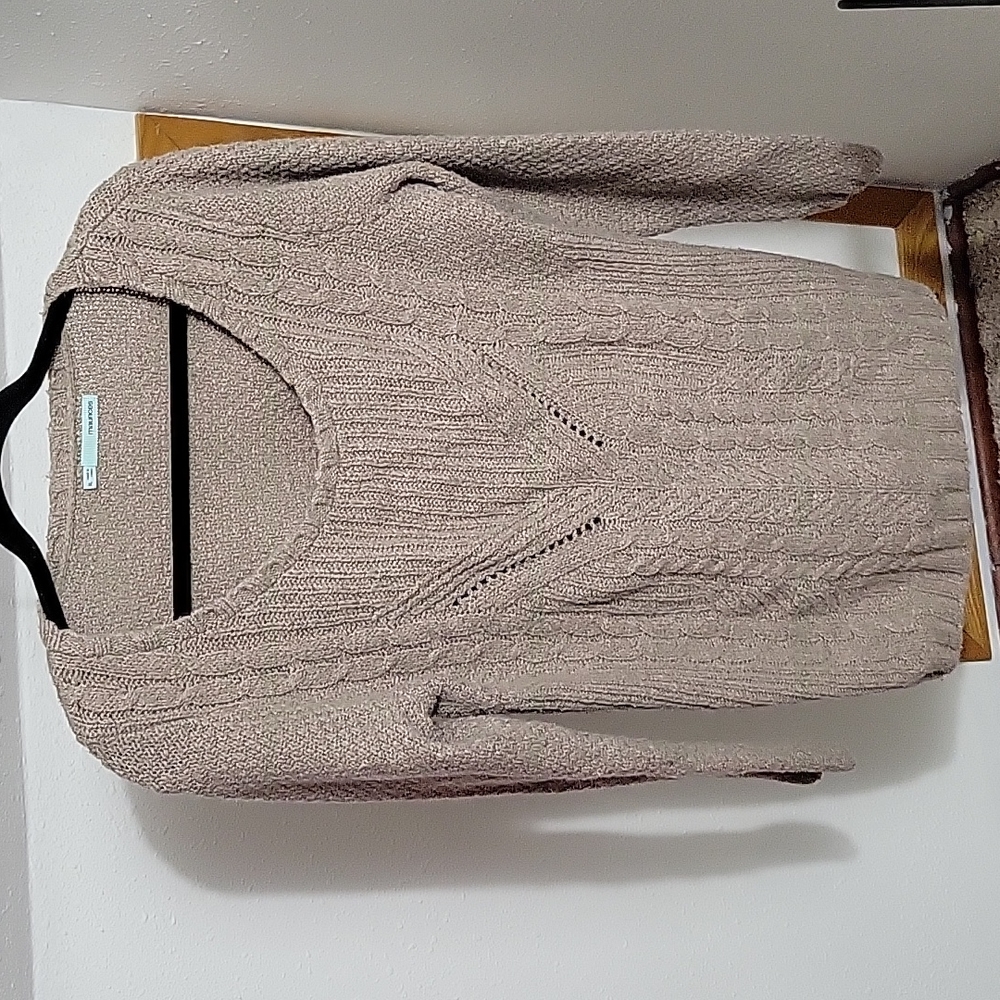 Tan scoopneck sweater